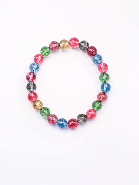 24-Bead Multigem Bracelet - A Colorful Flow of Energy XUANSHU
