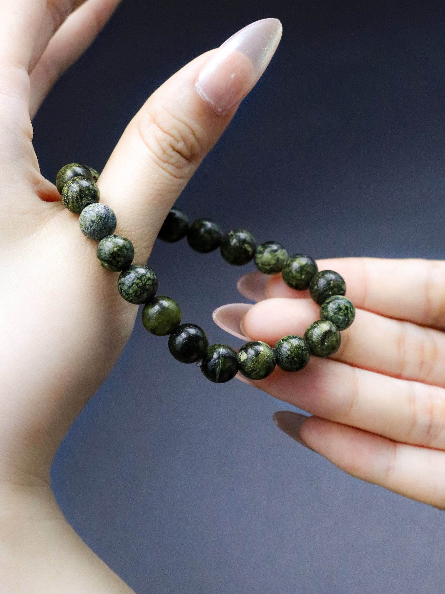 Serpentine Jade Bracelet – Natural Healing for Mind & Body Balance XUANSHU