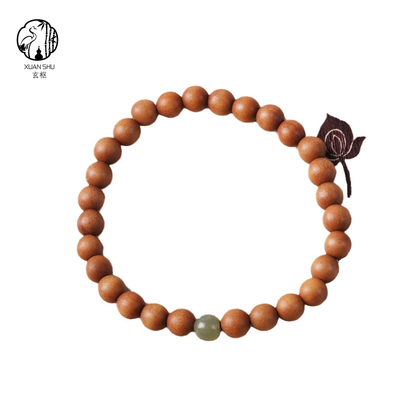 Hetian Jade & Sandalwood Bracelet – Feng Shui Luck, Wealth & Harmony Jewelry