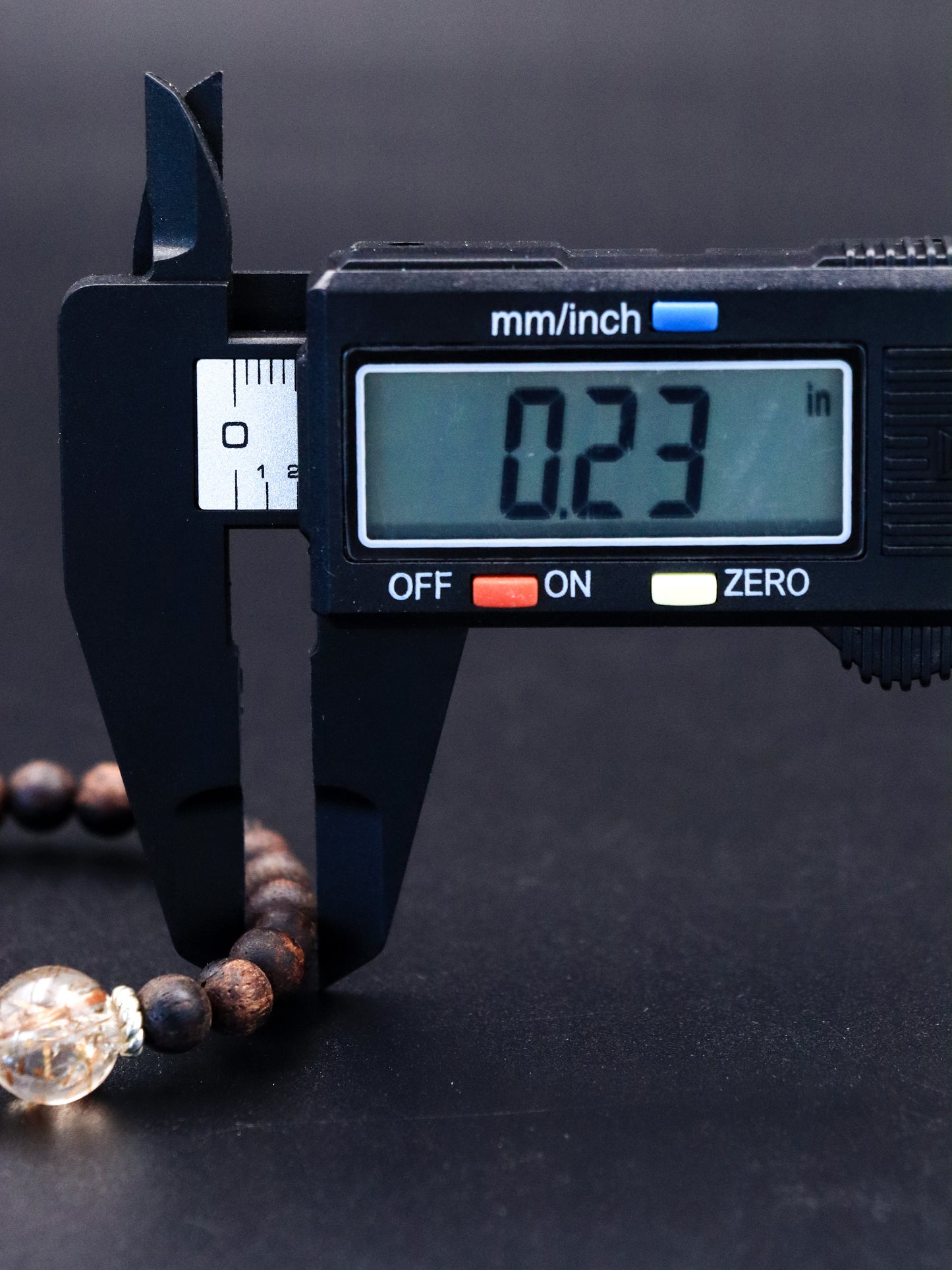 Black Super Seven & Agarwood Bracelet – Wisdom, Clarity & Spiritual Awakening XUANSHU