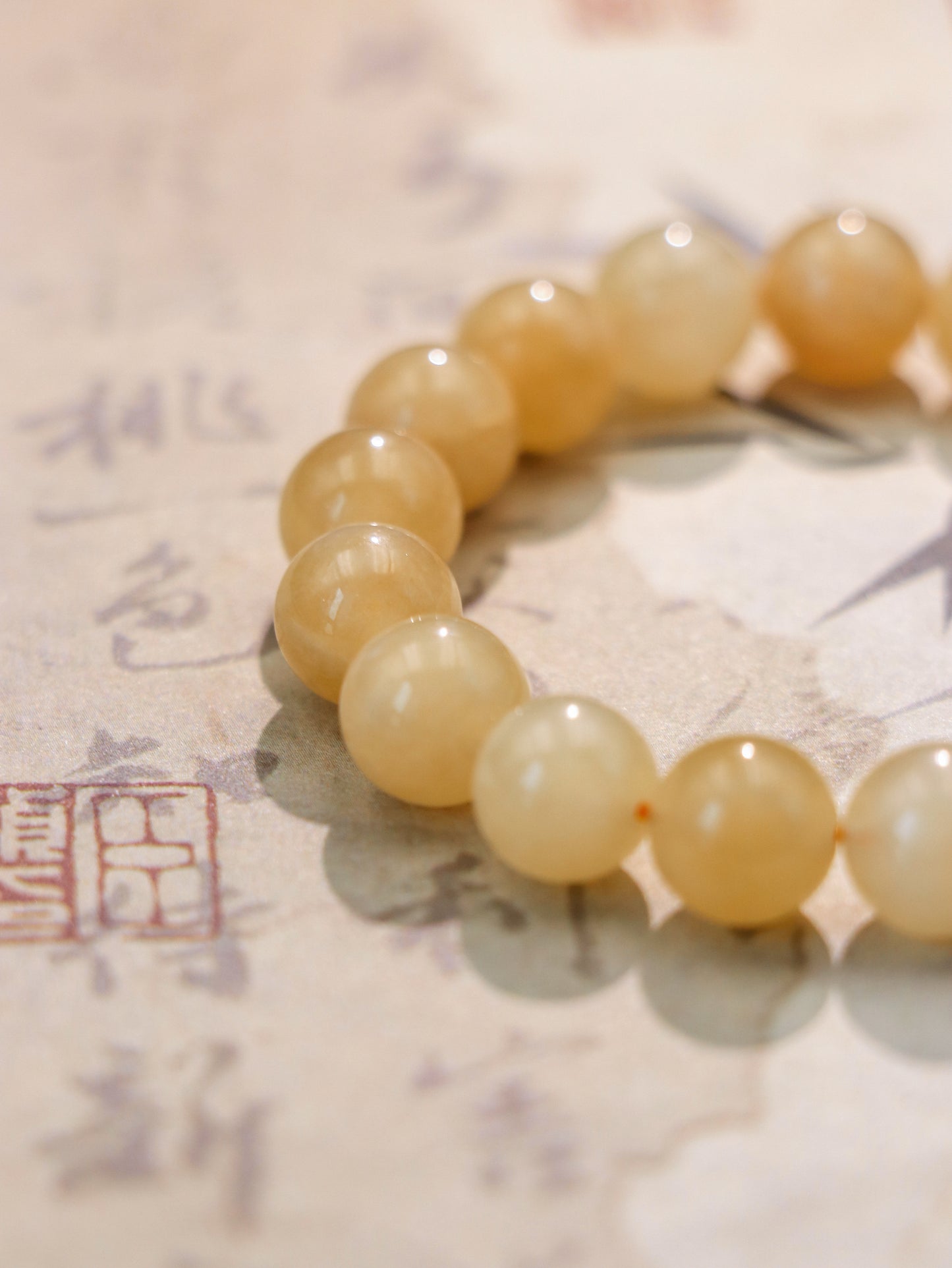 Natural Yellow Jade & Citrine Bracelet – Attract Wealth and Positive Energy