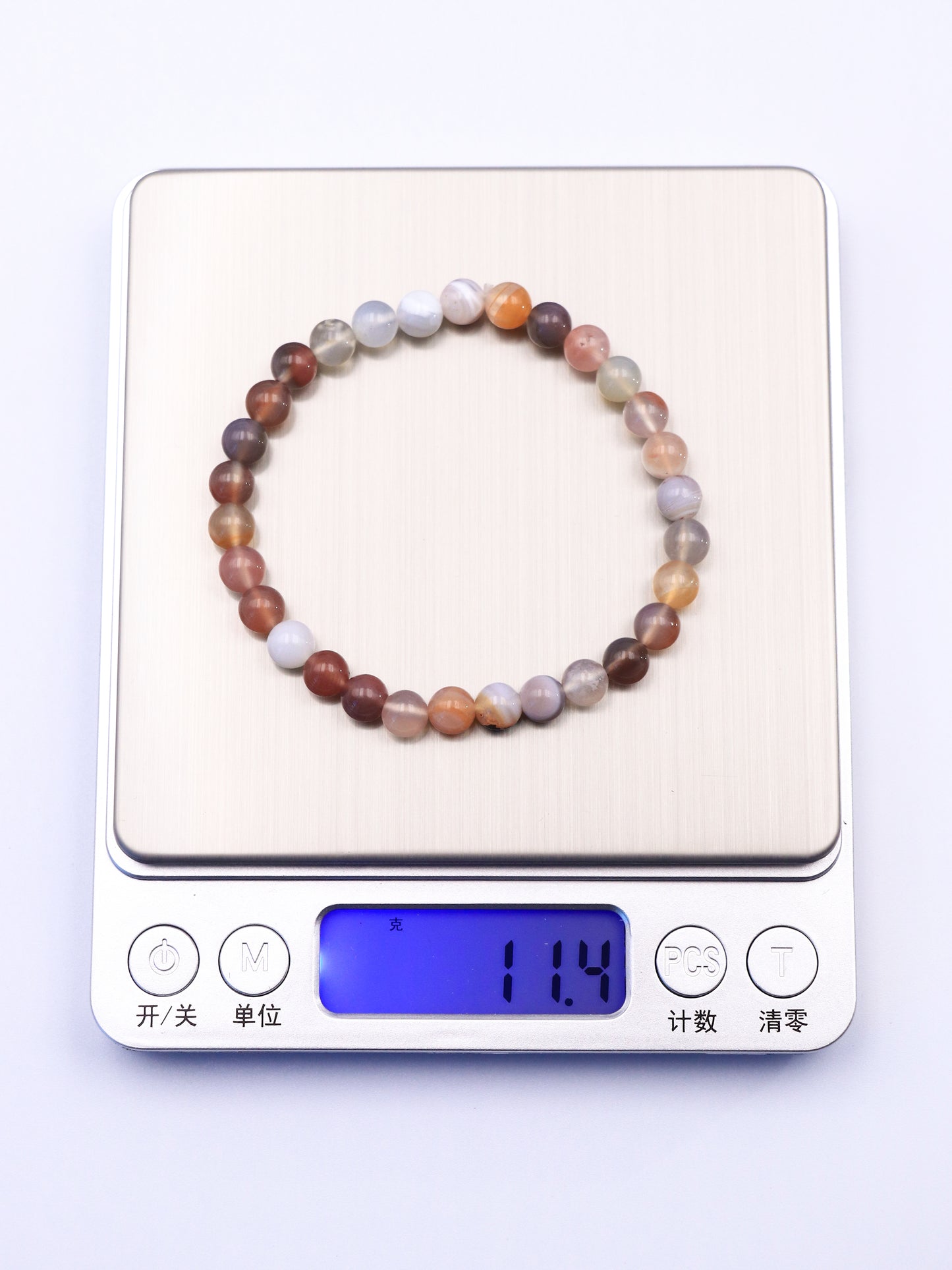 Colorful Agate Crystal Bracelet – Emotional Healing & Positive Energy Jewelry