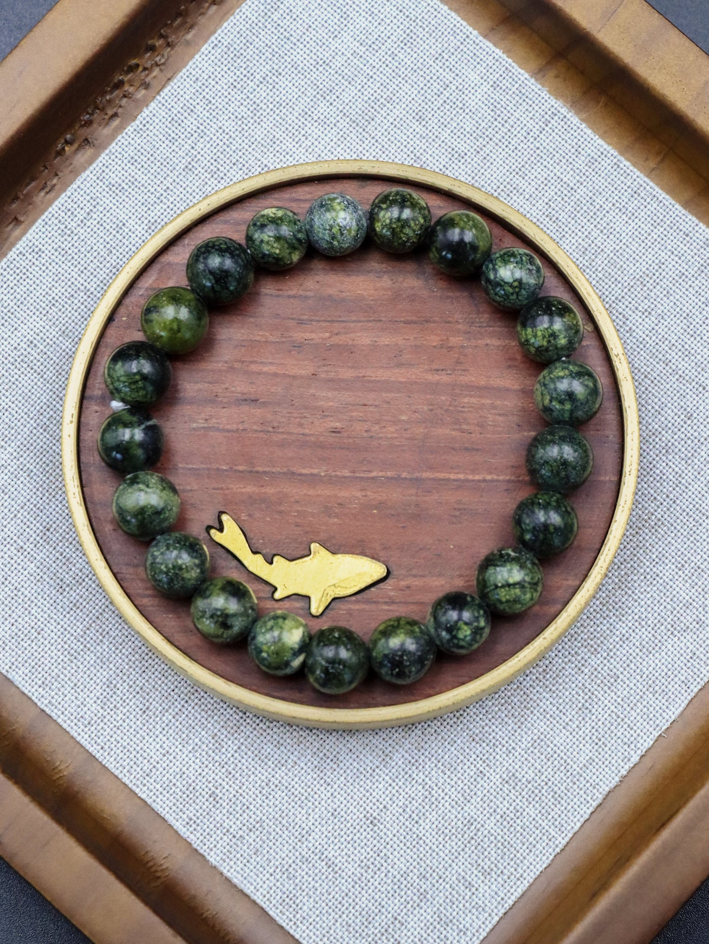 Serpentine Jade Bracelet – Natural Healing for Mind & Body Balance XUANSHU
