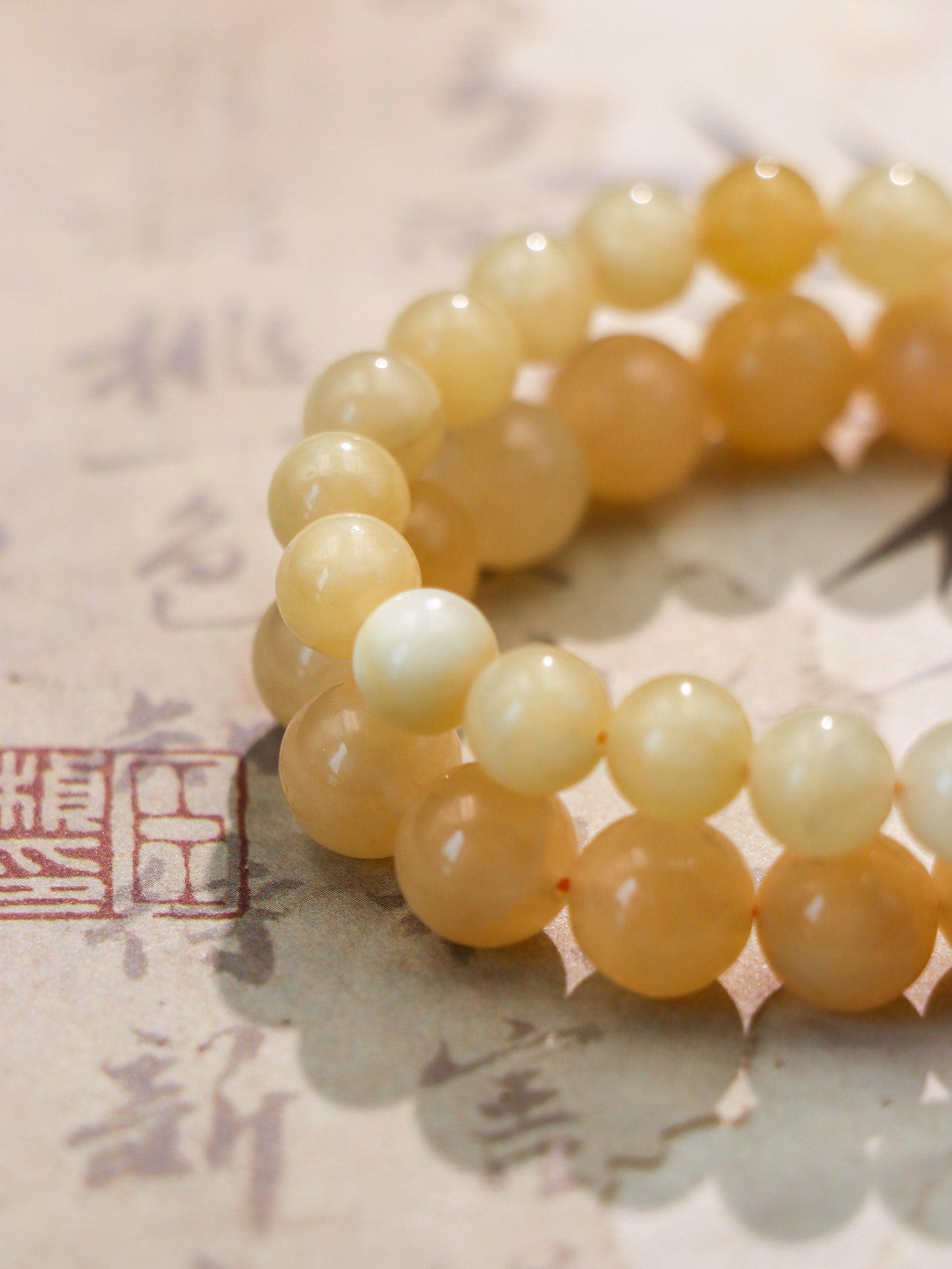 Natural Yellow Jade & Citrine Bracelet – Attract Wealth and Positive Energy
