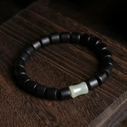 Sandalwood And Hetian Jade Bracelet - Couples