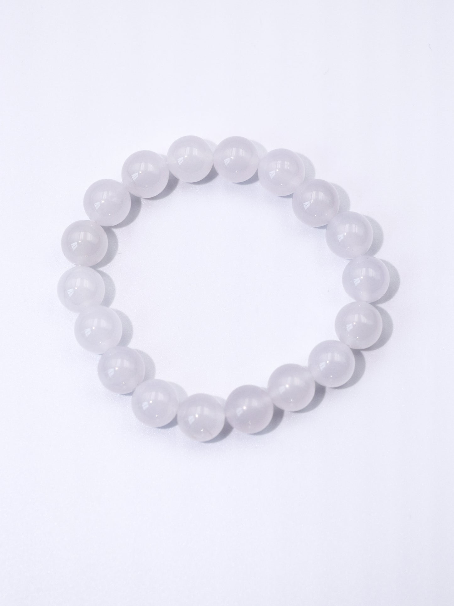 Natural White Agate – Emotional Balance & Spiritual Clarity Bracelet