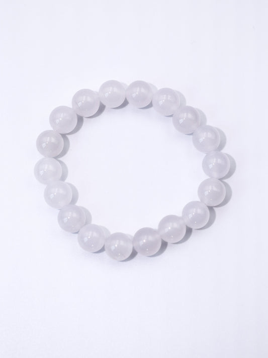 Natural White Agate – Emotional Balance & Spiritual Clarity Bracelet XUANSHU