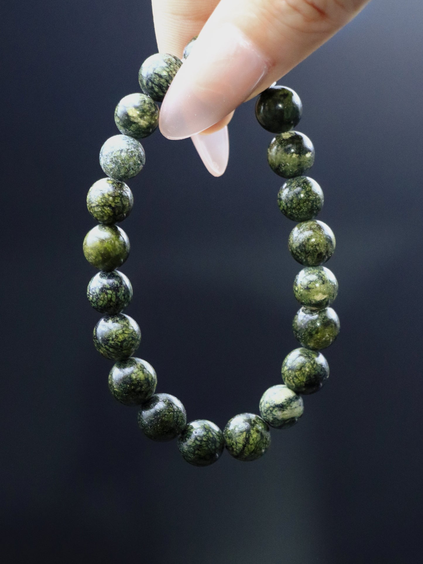 Serpentine Jade Bracelet – Natural Healing for Mind & Body Balance XUANSHU
