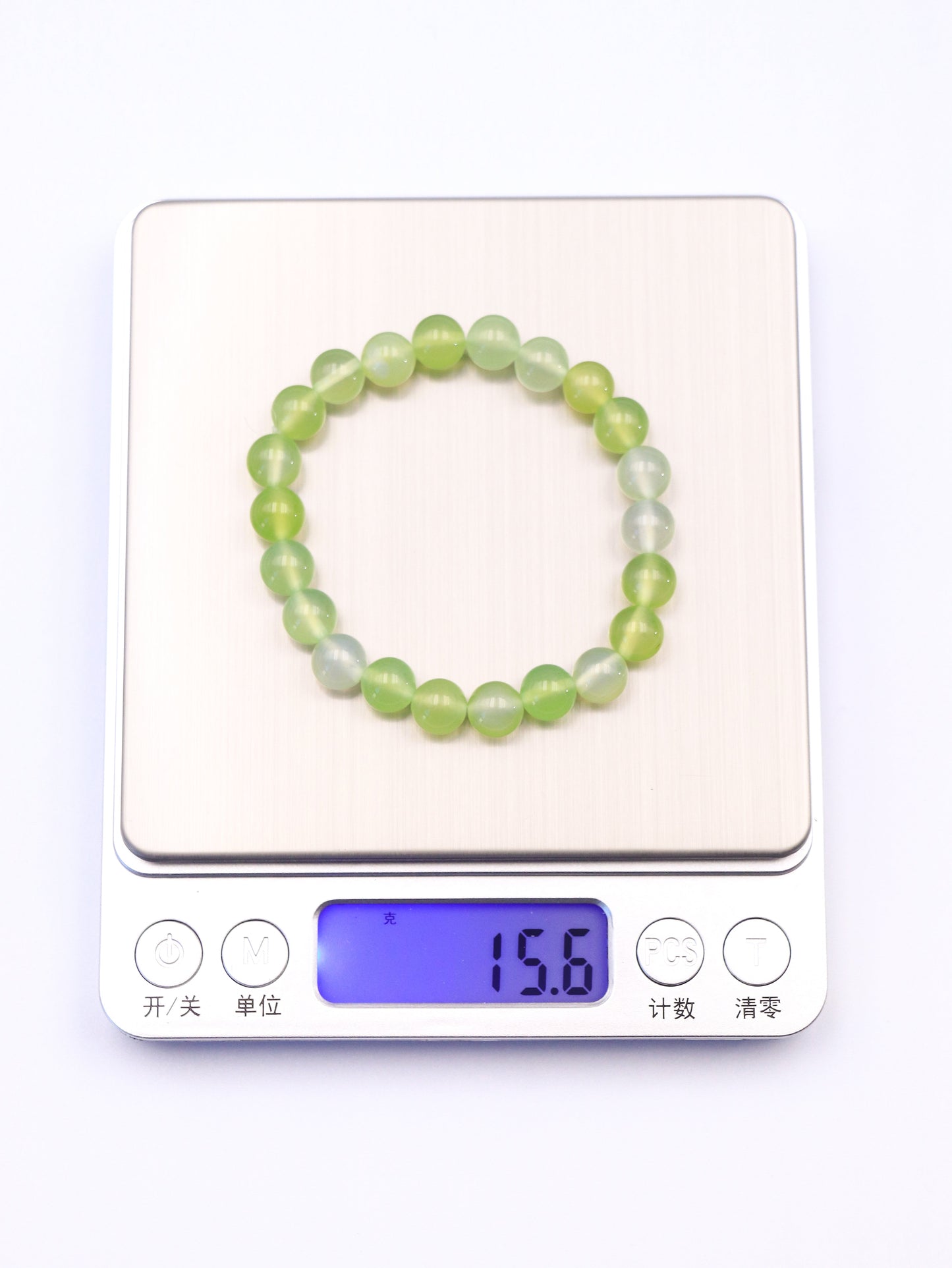 Prehnite Healing Crystal Bracelet – Enhance Emotional Clarity & Calmness XUANSHU