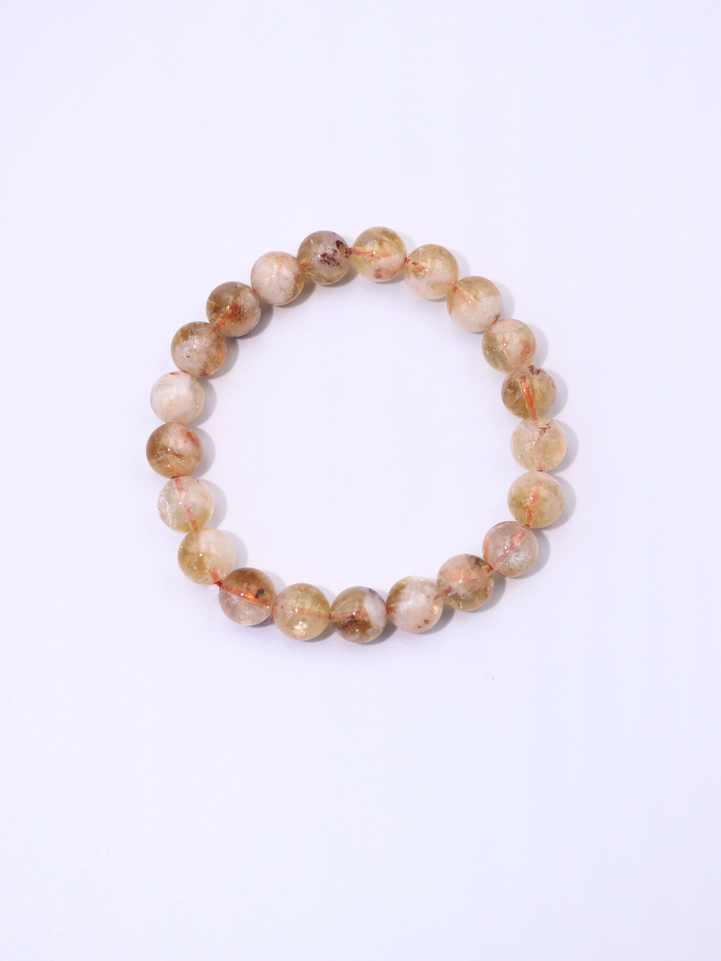 Natural Yellow Golden Quartz Bracelet - Warm Energy & Elegance