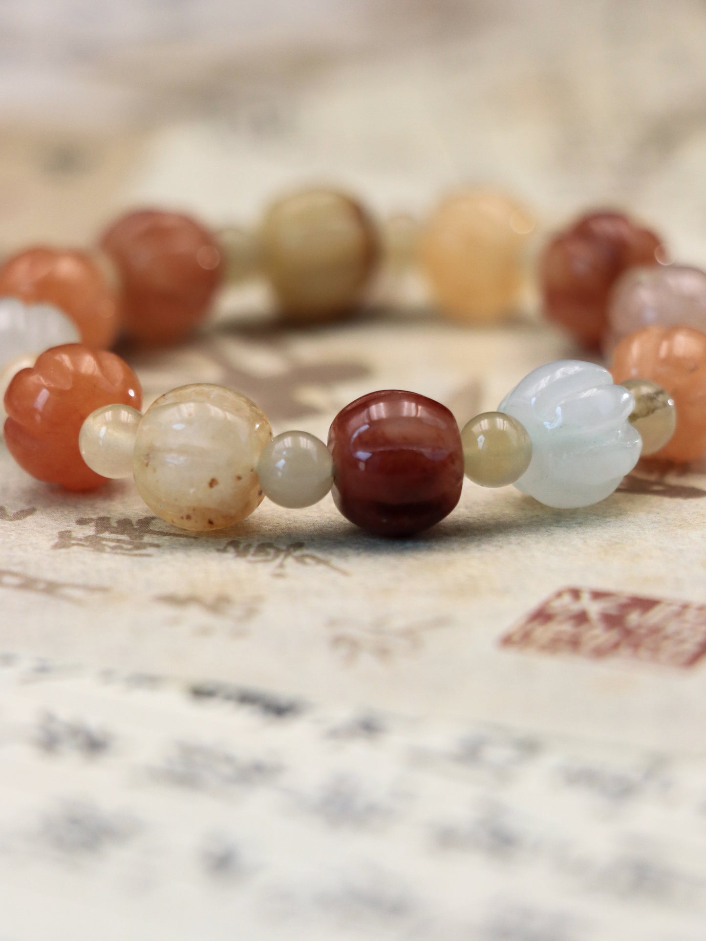 Golden Silk Jade Healing Bracelet – Emotional Balance