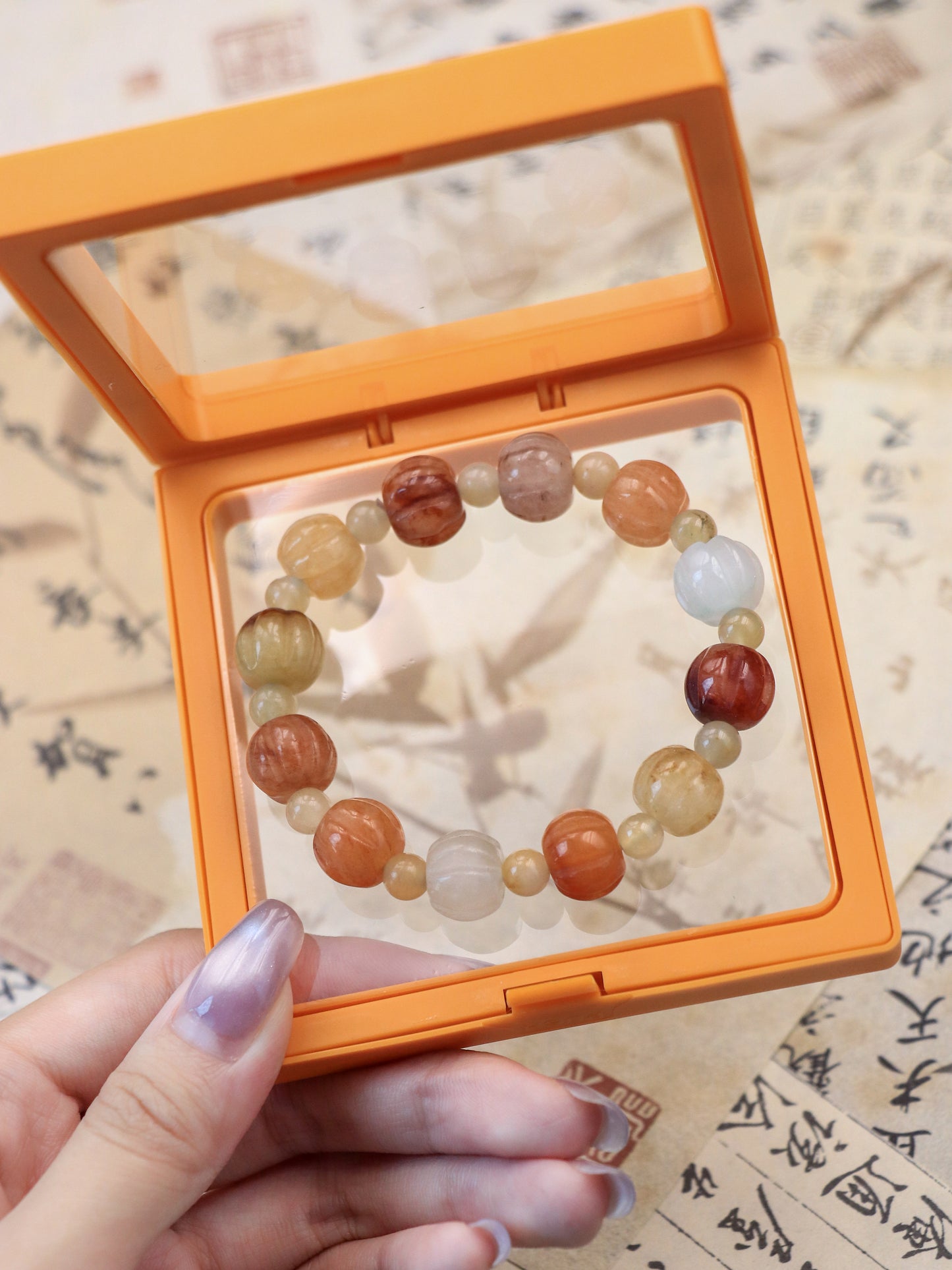Golden Silk Jade Healing Bracelet – Emotional Balance