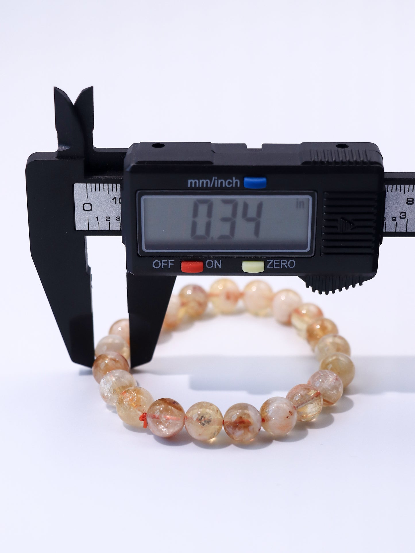 Natural Yellow Golden Quartz Bracelet - Warm Energy & Elegance
