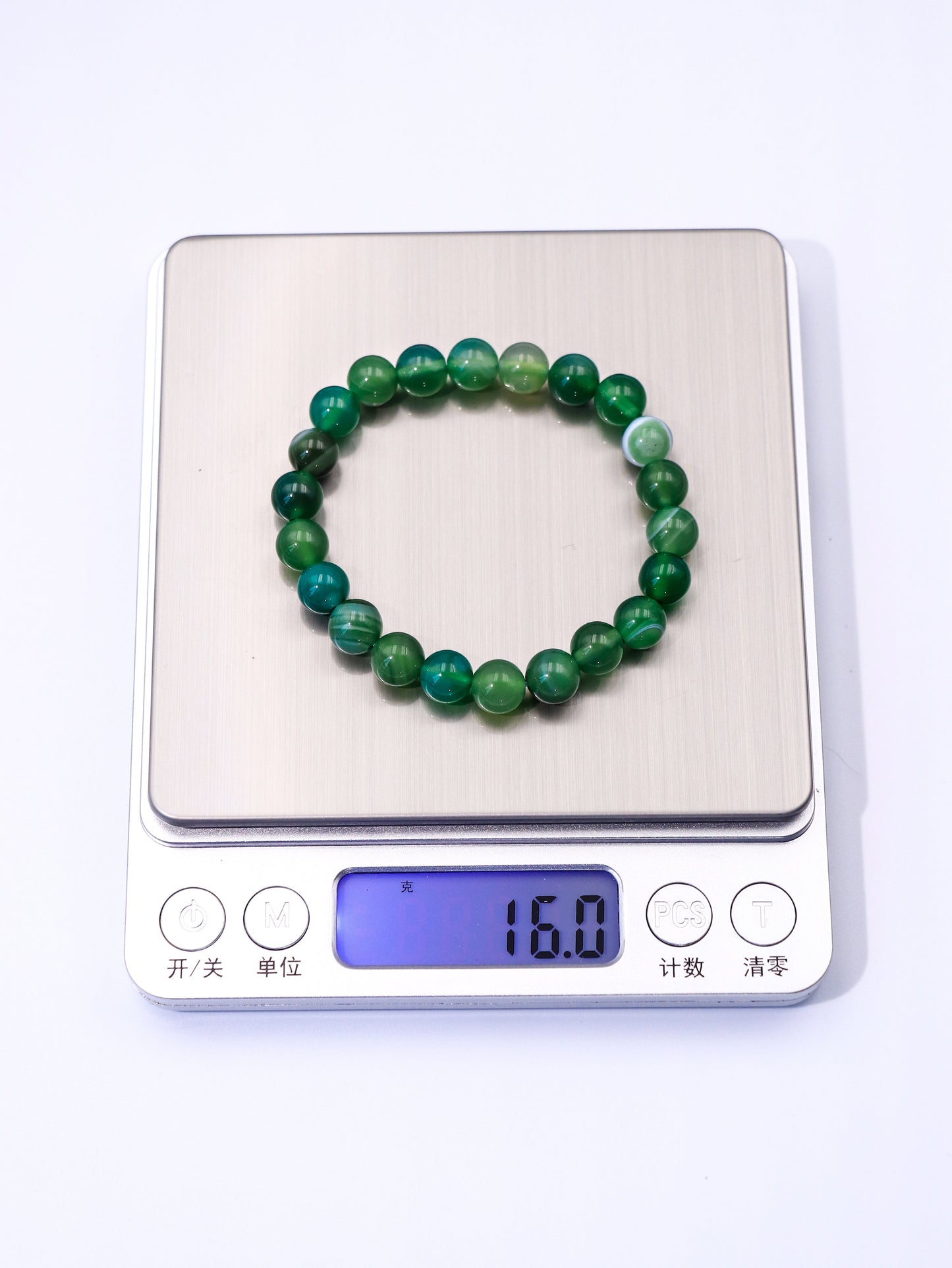 Green Agate Bracelet – Calm Mind & Emotional Balance Crystal XUANSHU