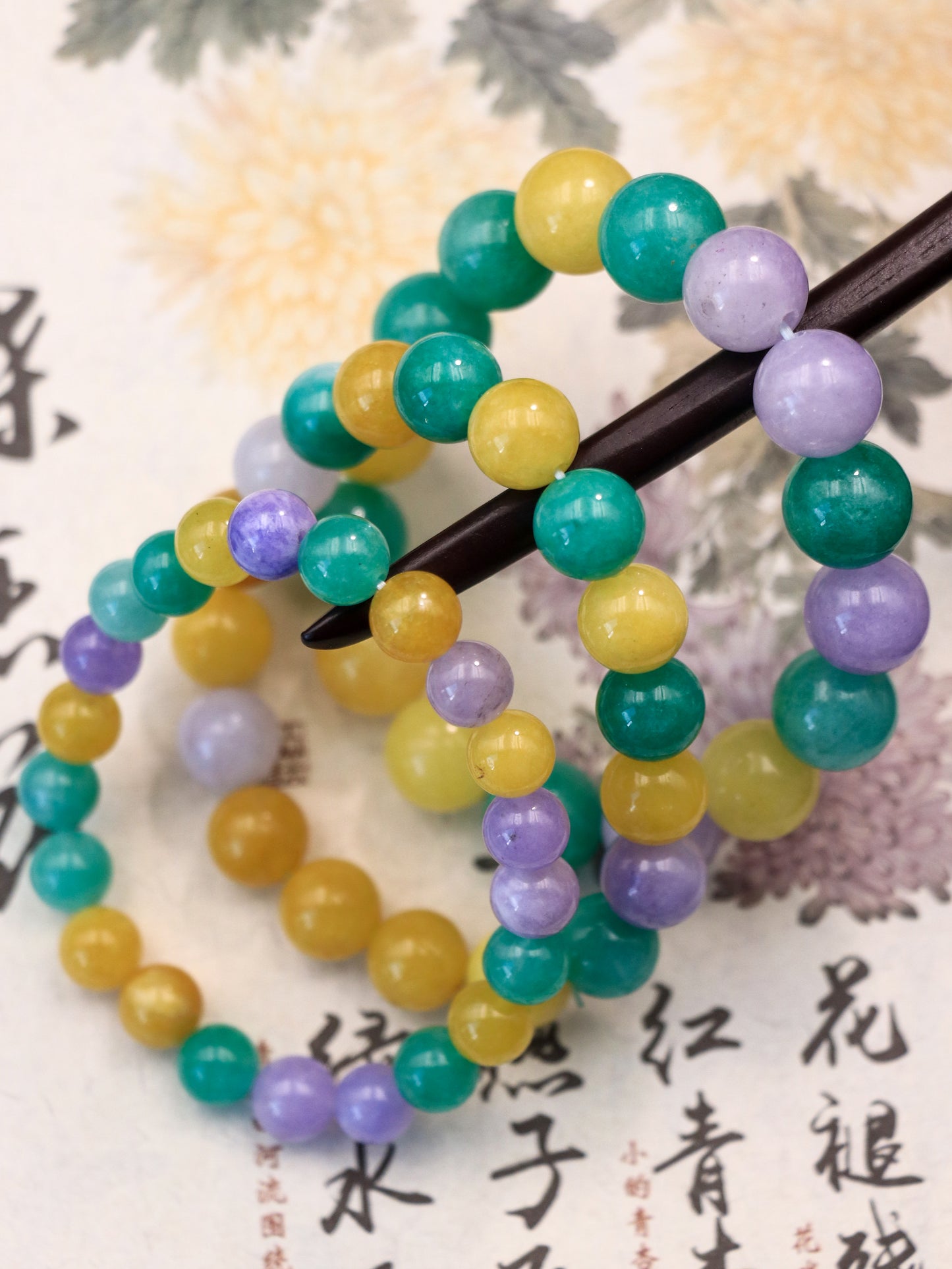 Tri-Color Talisman Bracelet - Beauty Meets Spiritual Power