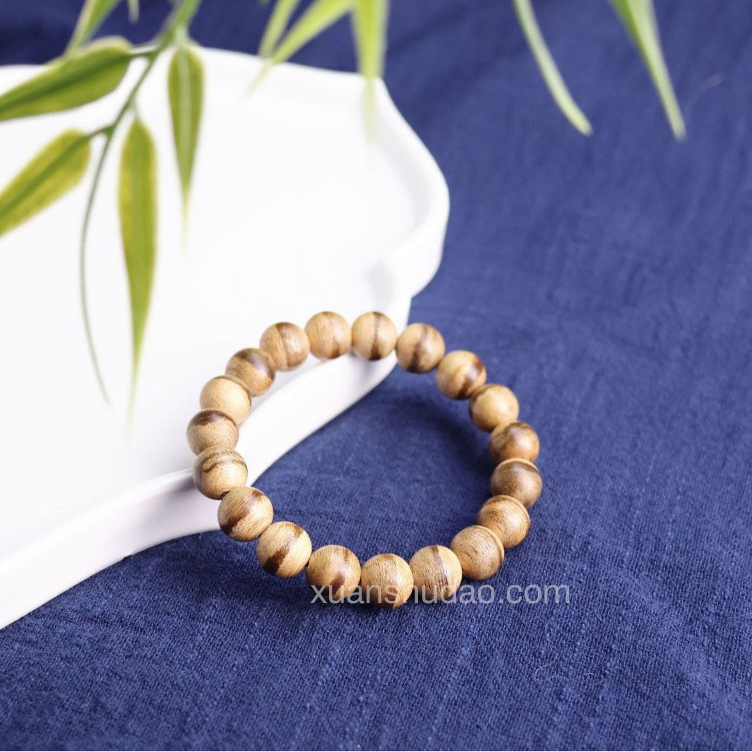 Manila Agarwood Flower Bead Bracelet – Evil Repelling, Fortune Boost & Energy Alignment