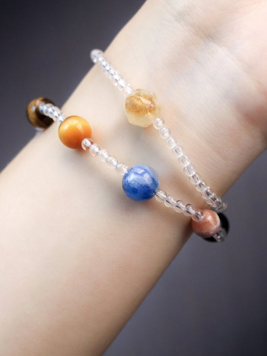 Mystic Multi-Stone Wrap Bracelet - Vibrations of Strength & Serenity XUANSHU