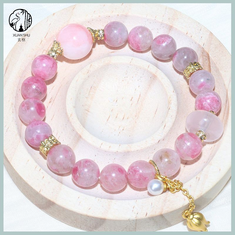 Rose Quartz & Persian Jade Healing Bracelet – Love Energy, Emotional Calm & Relationship Harmony