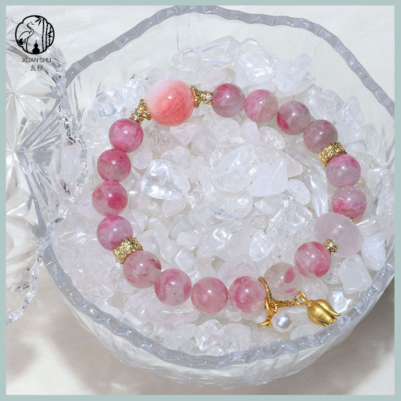 Rose Quartz & Persian Jade Healing Bracelet – Love Energy, Emotional Calm & Relationship Harmony