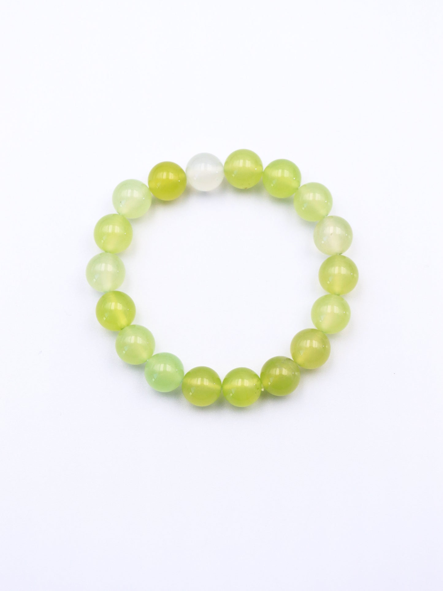 Prehnite Healing Crystal Bracelet – Enhance Emotional Clarity & Calmness XUANSHU