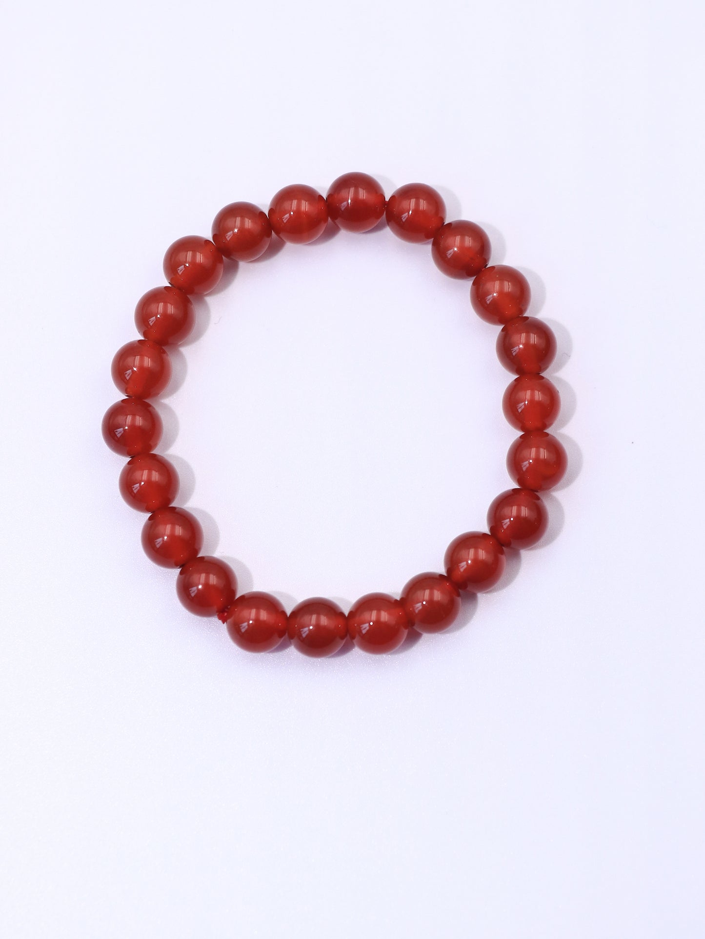 Natural Red Agate Energy Bracelet - Boost Confidence & Courage