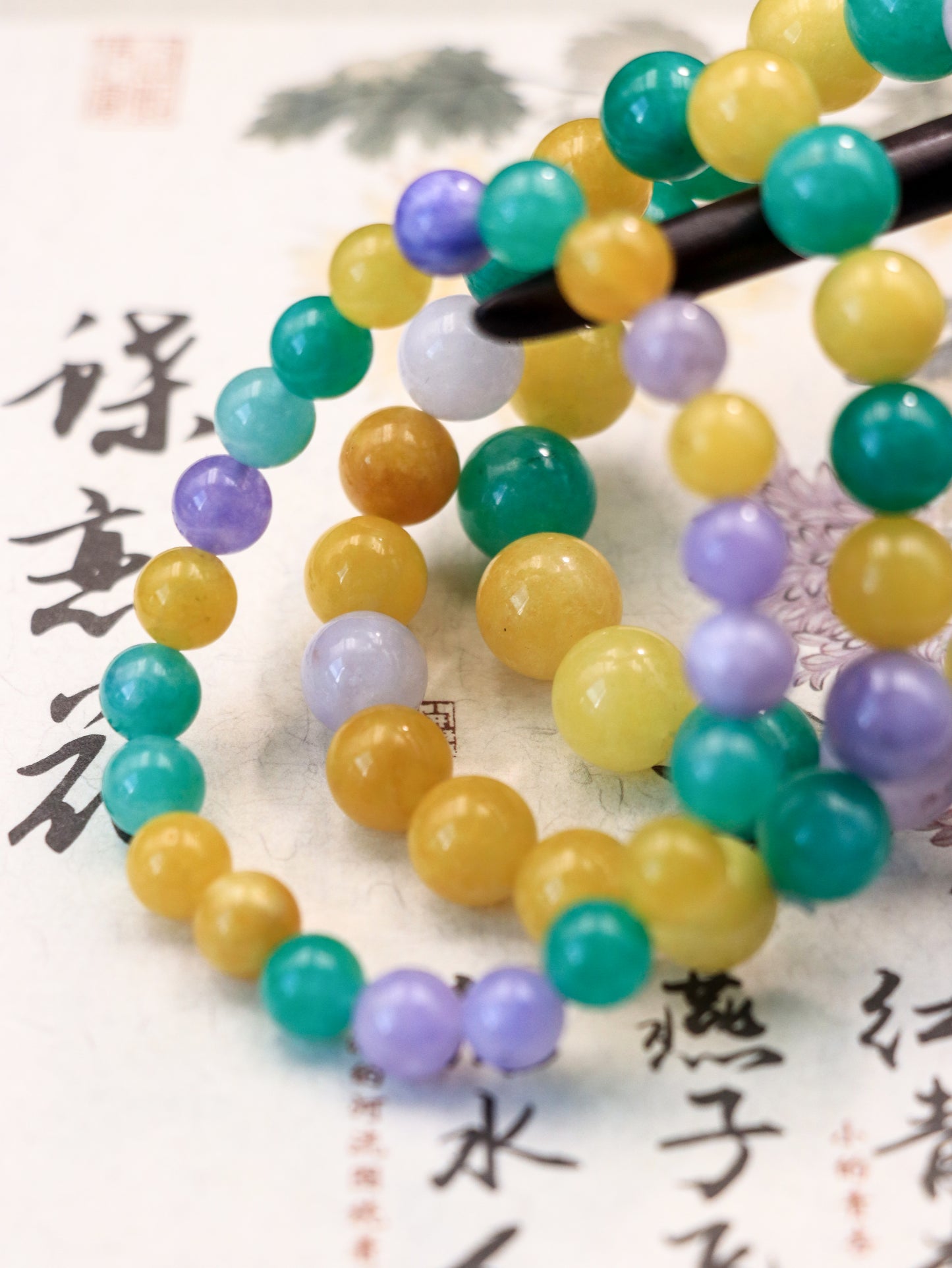 Tri-Color Talisman Bracelet - Beauty Meets Spiritual Power