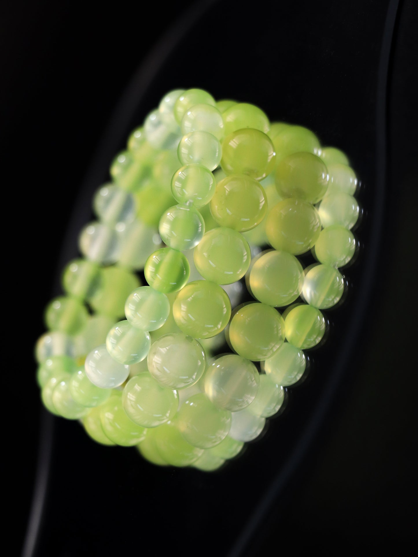 Prehnite Healing Crystal Bracelet – Enhance Emotional Clarity & Calmness XUANSHU