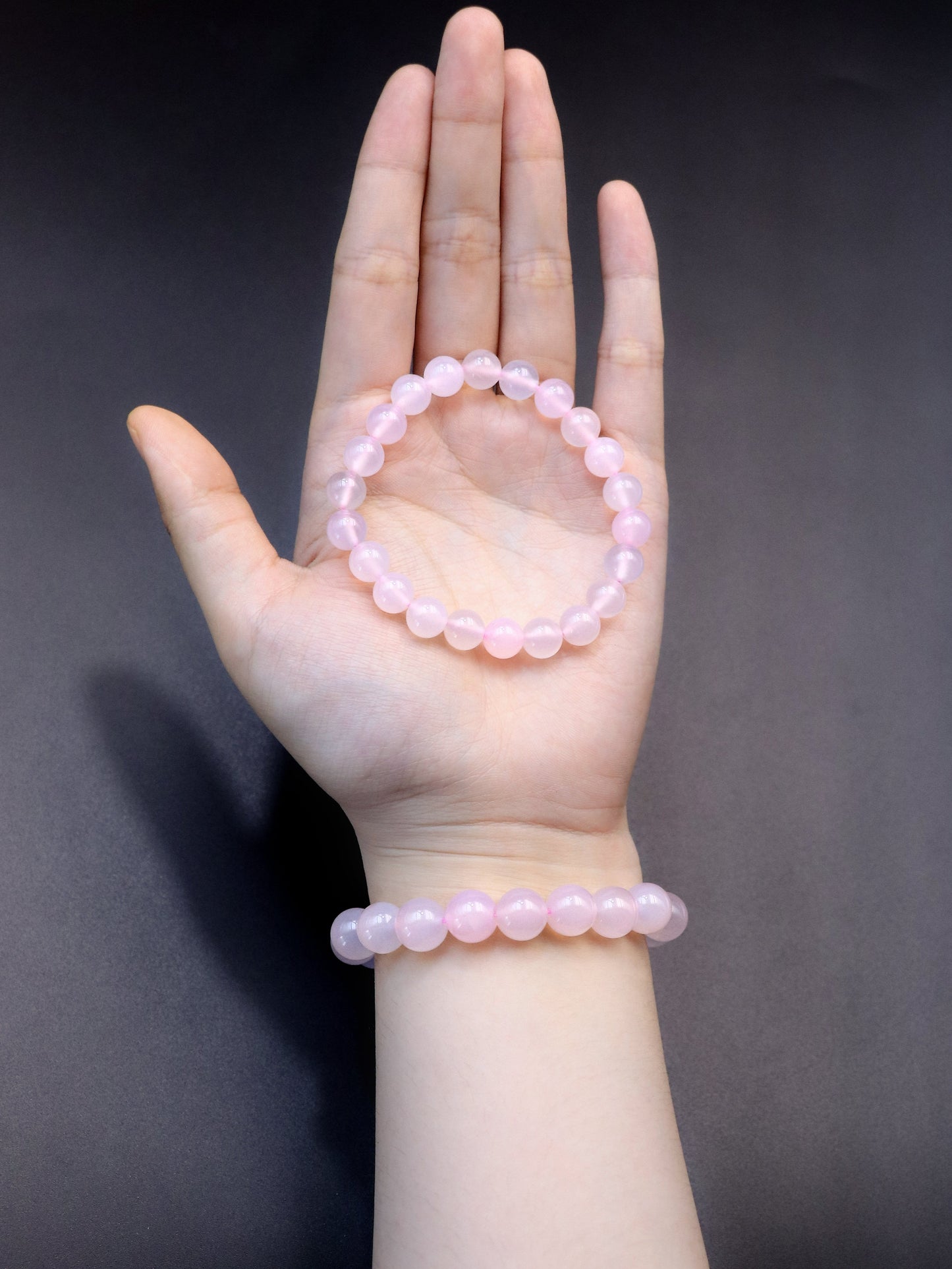 Pink Agate Healing Bracelet – Emotional Balance & Gentle Energy XUANSHU