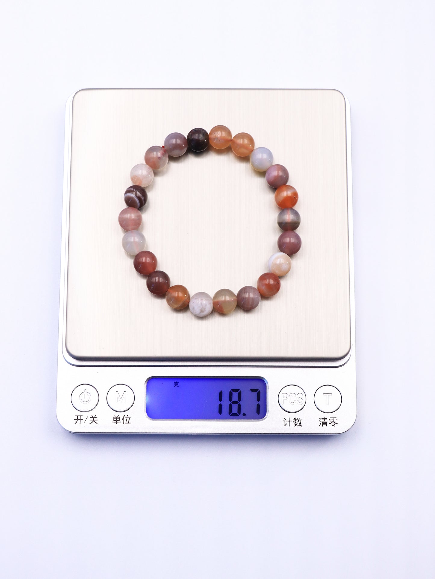 Colorful Agate Crystal Bracelet – Emotional Healing & Positive Energy Jewelry
