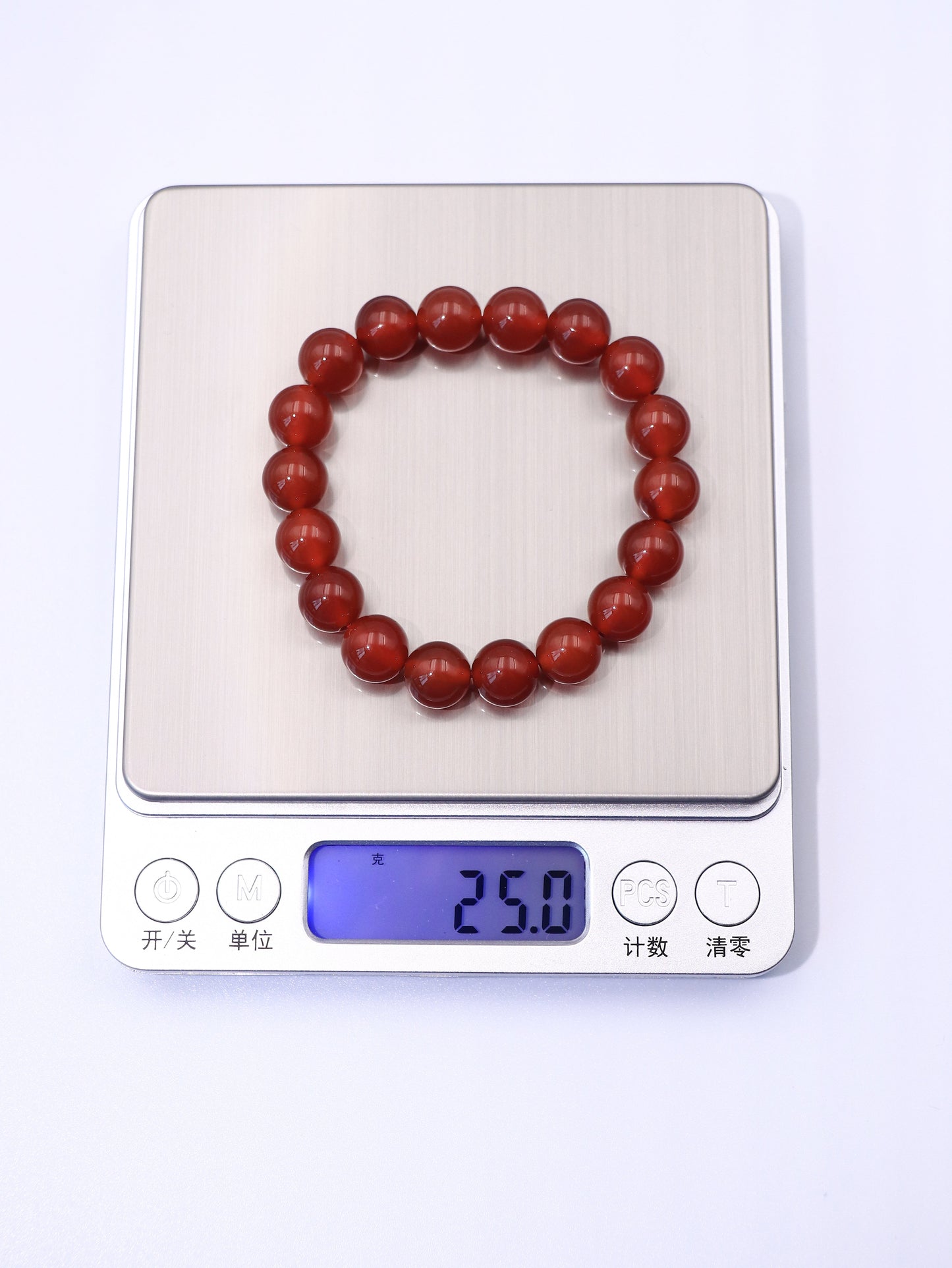 Natural Red Agate Energy Bracelet - Boost Confidence & Courage XUANSHU