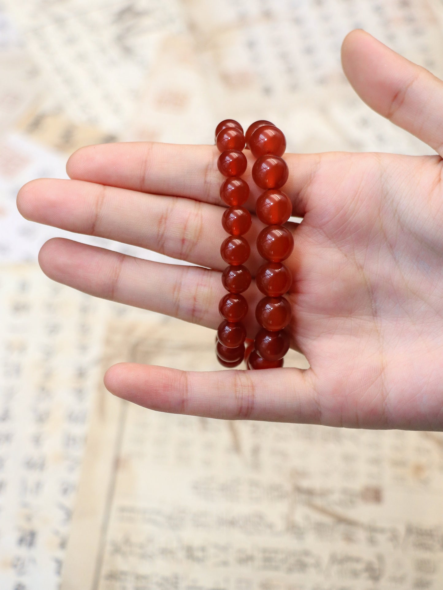 Natural Red Agate Energy Bracelet - Boost Confidence & Courage