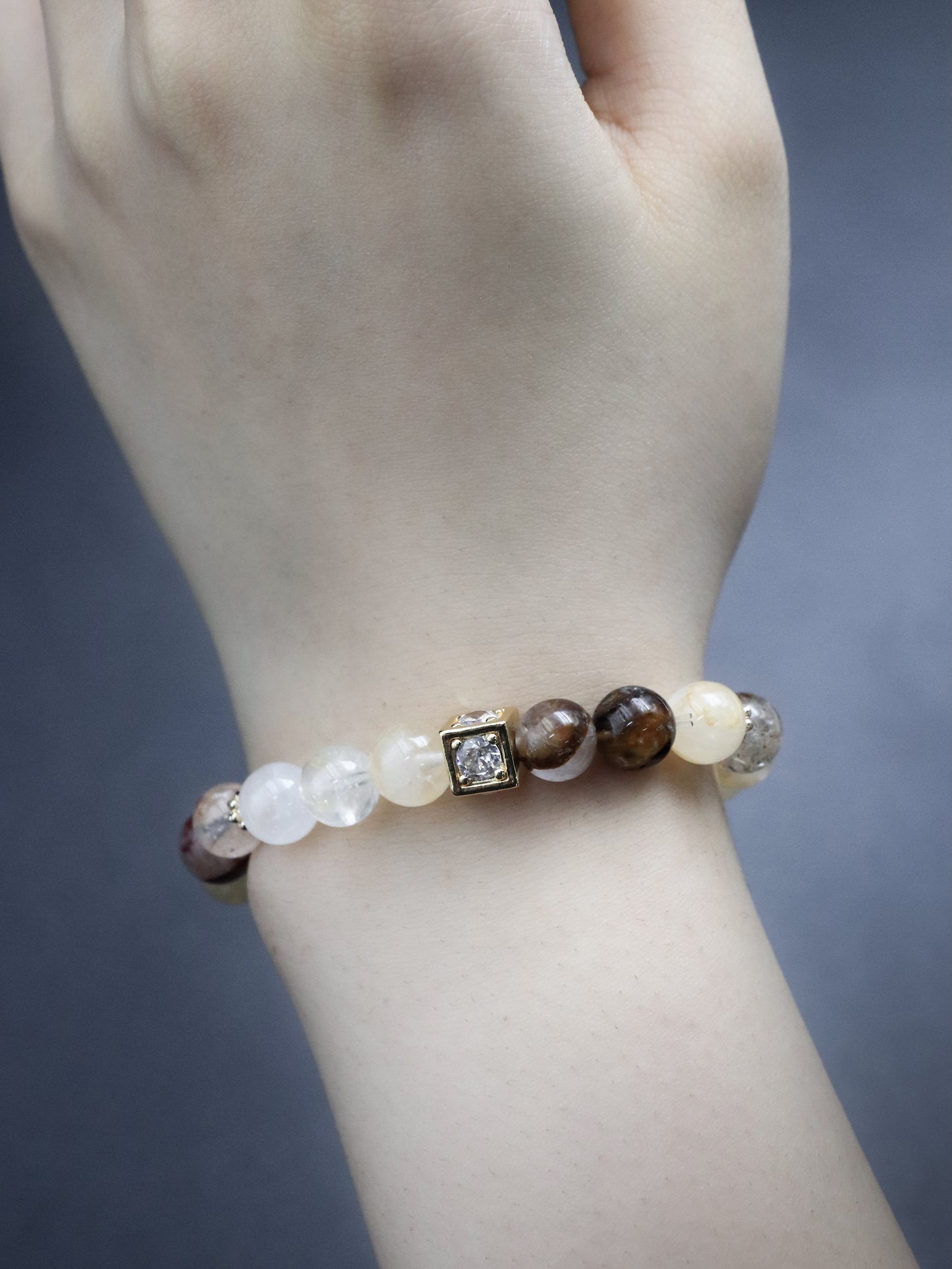 Healing Super Seven Crystal Bracelet – Calm Emotions & Sharpen Focus 