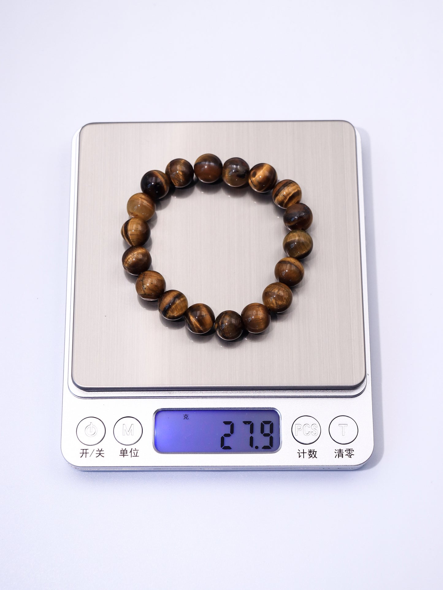 Natural Tiger Eye Stone Bracelet – Grounding & Courage Crystal Healing