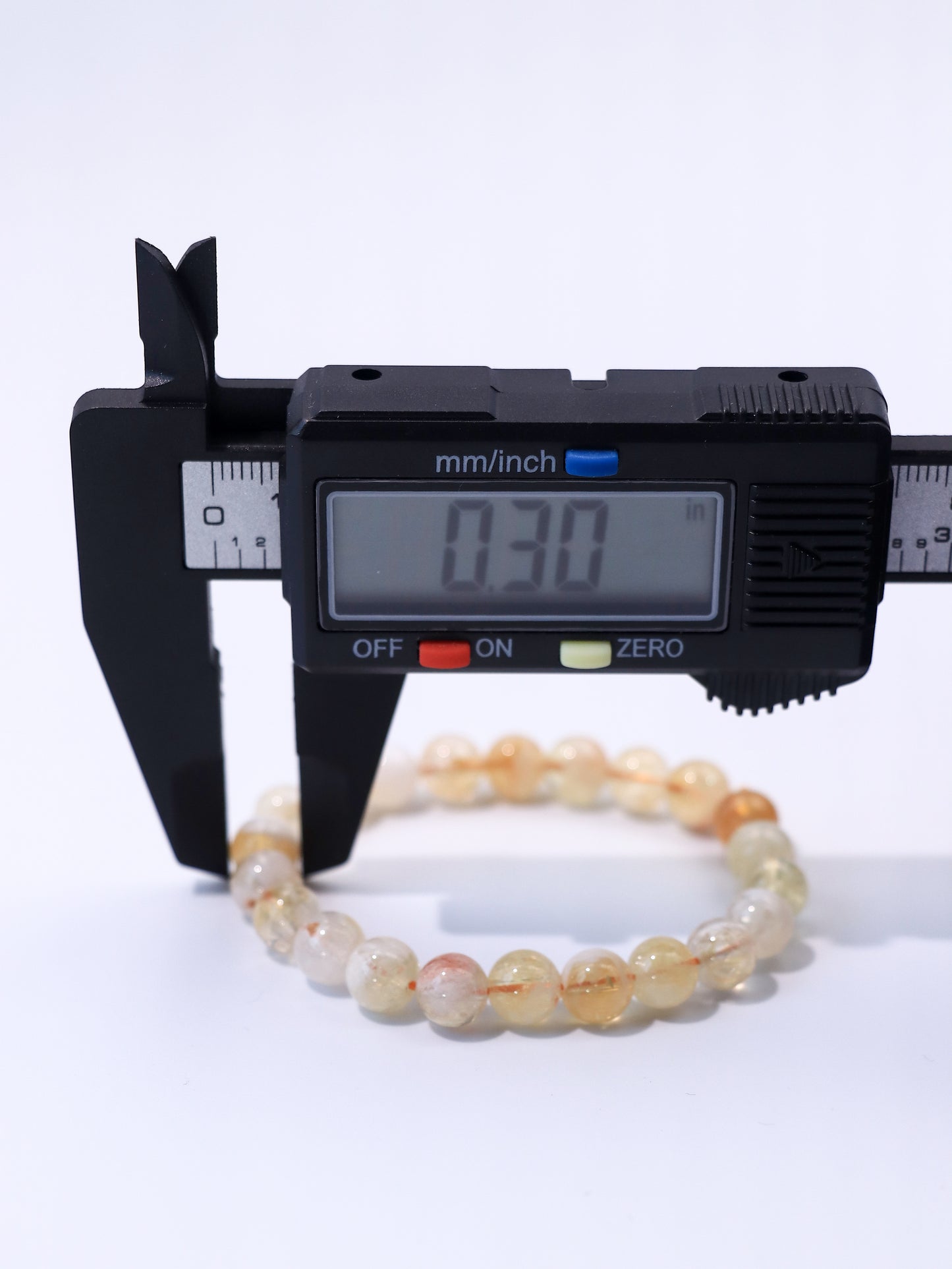 Natural Yellow Golden Quartz Bracelet - Warm Energy & Elegance