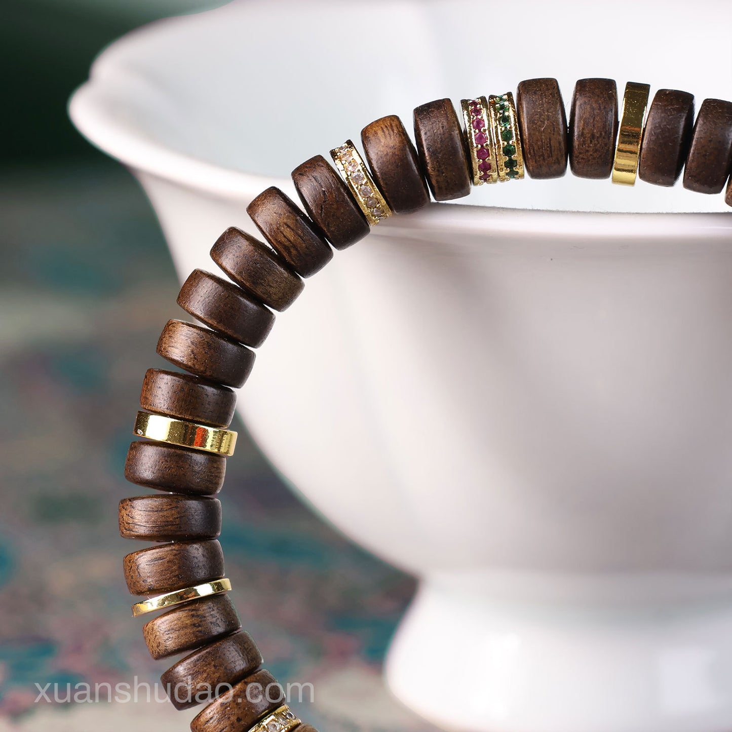 Nha Trang White Kynam Agarwood Bracelet – Calming, Wealth Attraction & Spiritual Protection Beads