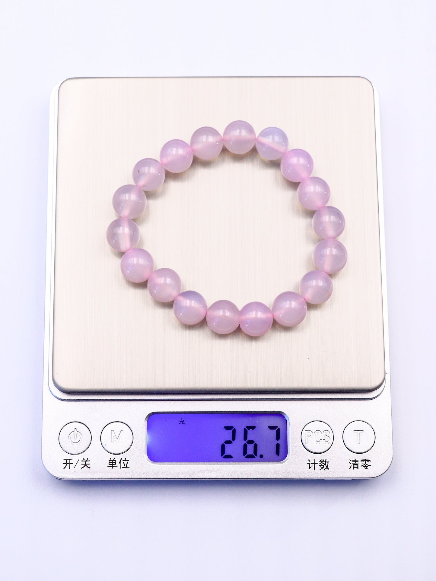 Pink Agate Healing Bracelet – Emotional Balance & Gentle Energy XUANSHU