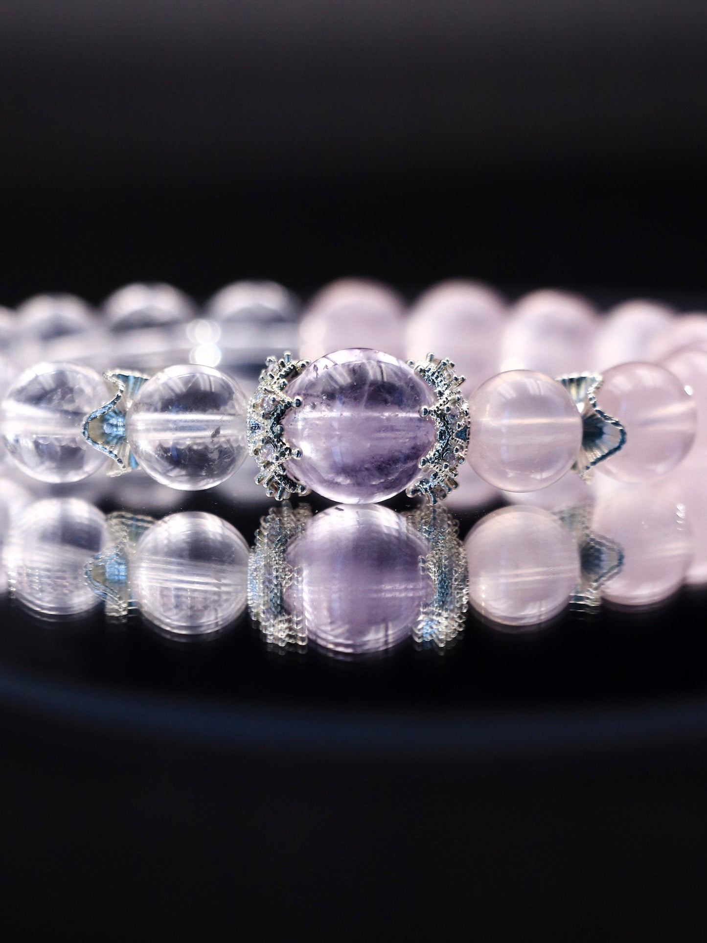 Natural Rose Quartz Bracelet – Heart Chakra Healing Choice XUANSHU