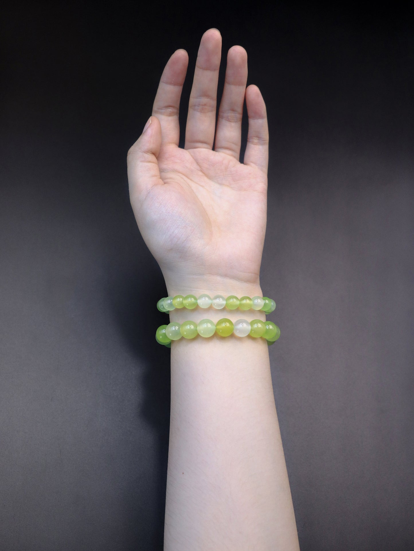 Prehnite Healing Crystal Bracelet – Enhance Emotional Clarity & Calmness XUANSHU