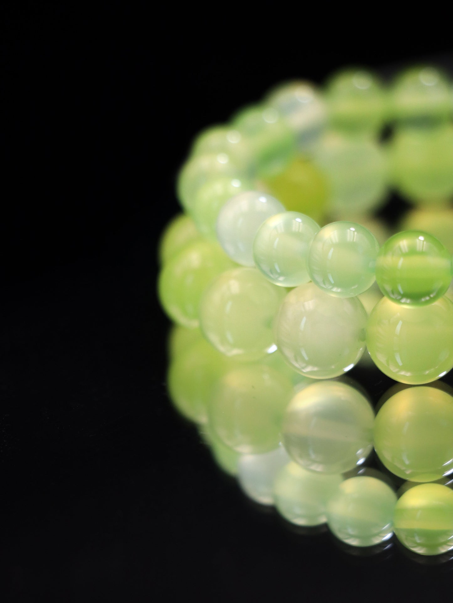 Prehnite Healing Crystal Bracelet – Enhance Emotional Clarity & Calmness XUANSHU
