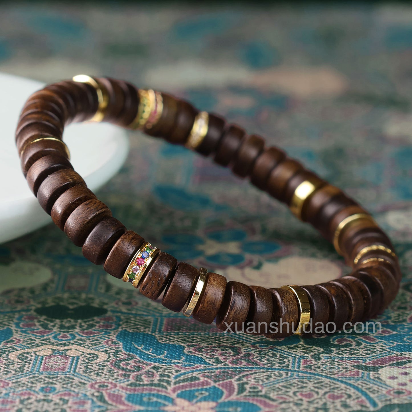 Nha Trang White Kynam Agarwood Bracelet – Calming, Wealth Attraction & Spiritual Protection Beads