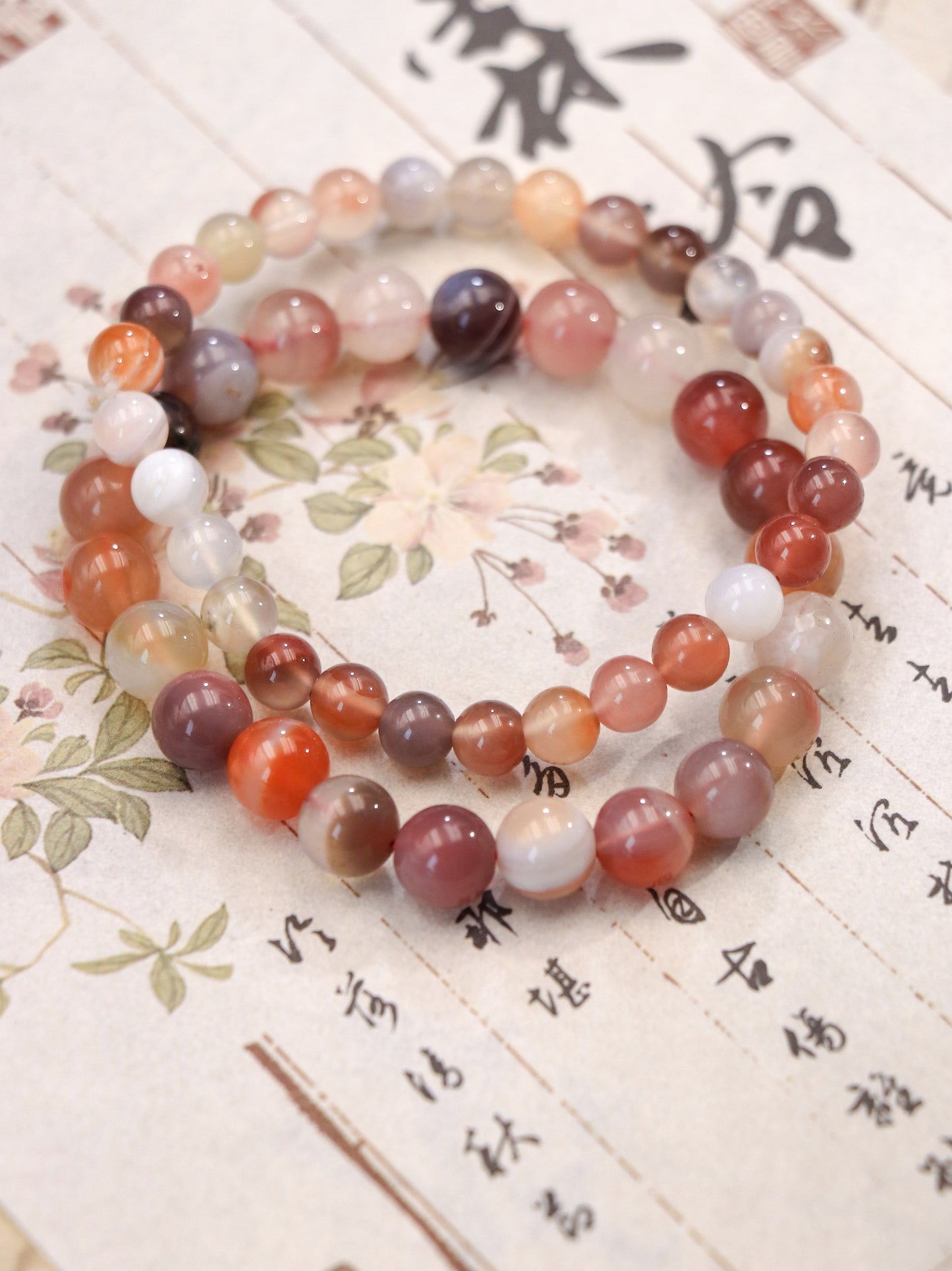 Colorful Agate Crystal Bracelet – Emotional Healing & Positive Energy Jewelry