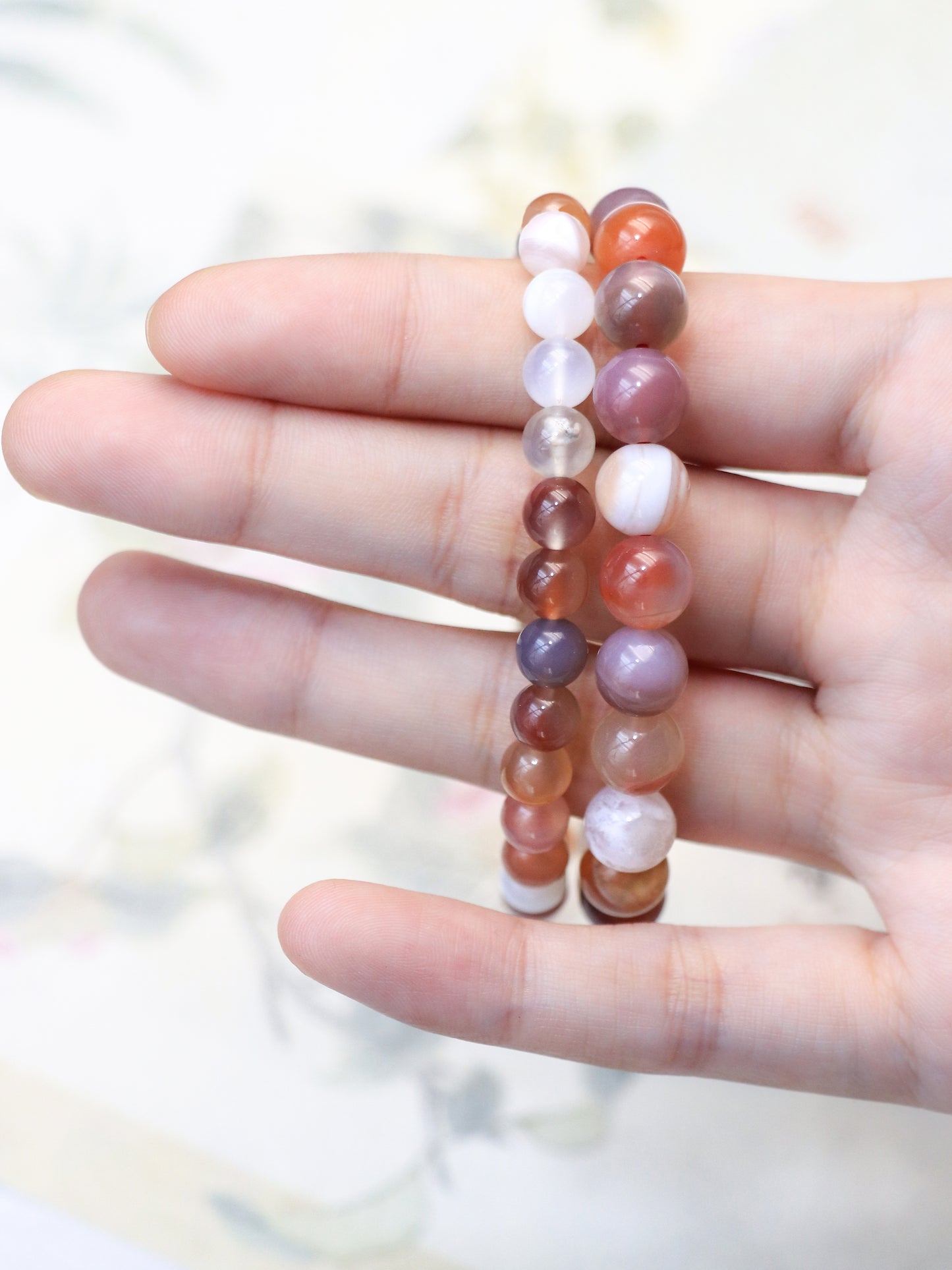 Colorful Agate Crystal Bracelet – Emotional Healing & Positive Energy Jewelry