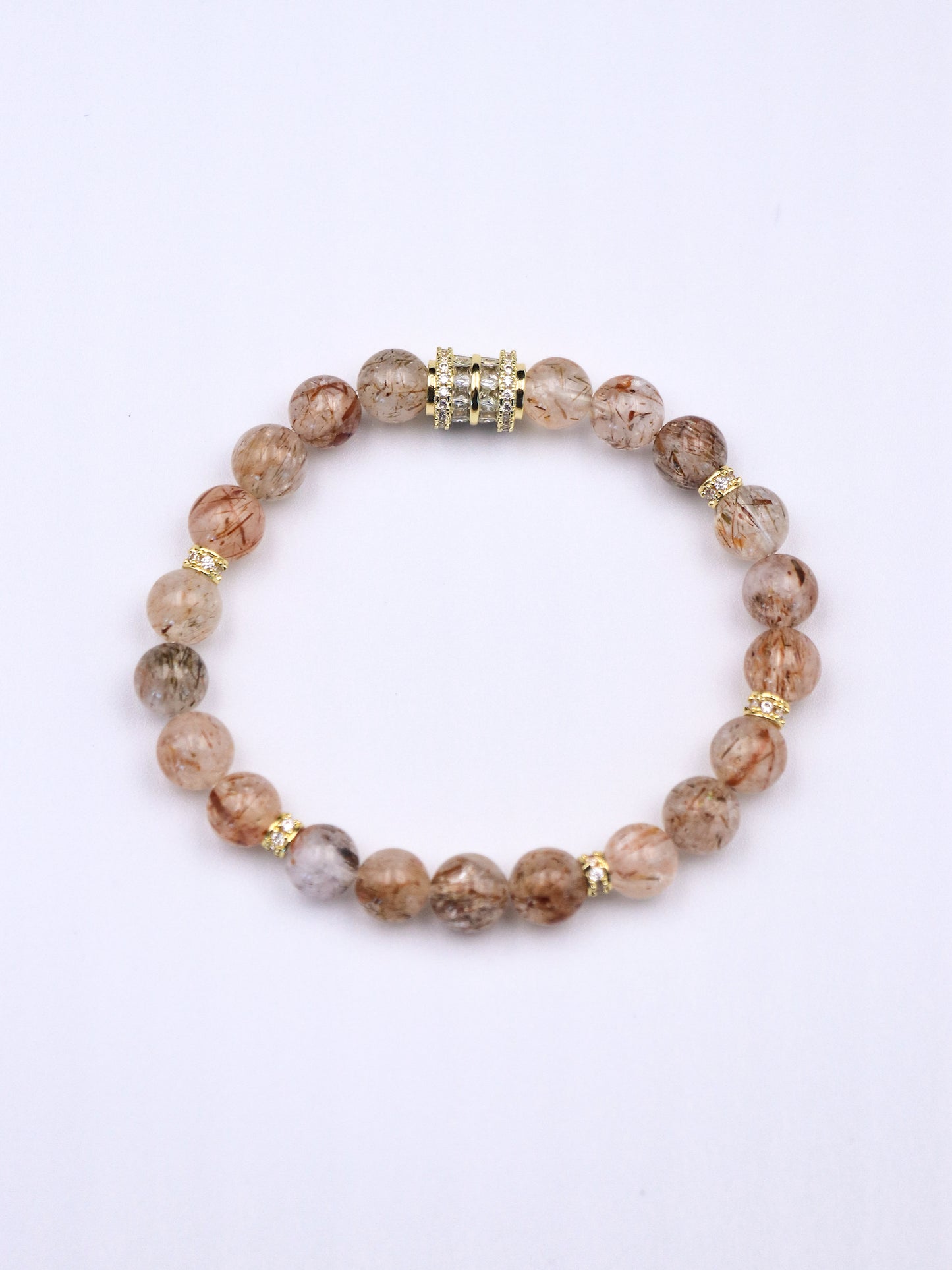 Natural Super Seven Crystal Bracelet – Boost Abundance & Intuition