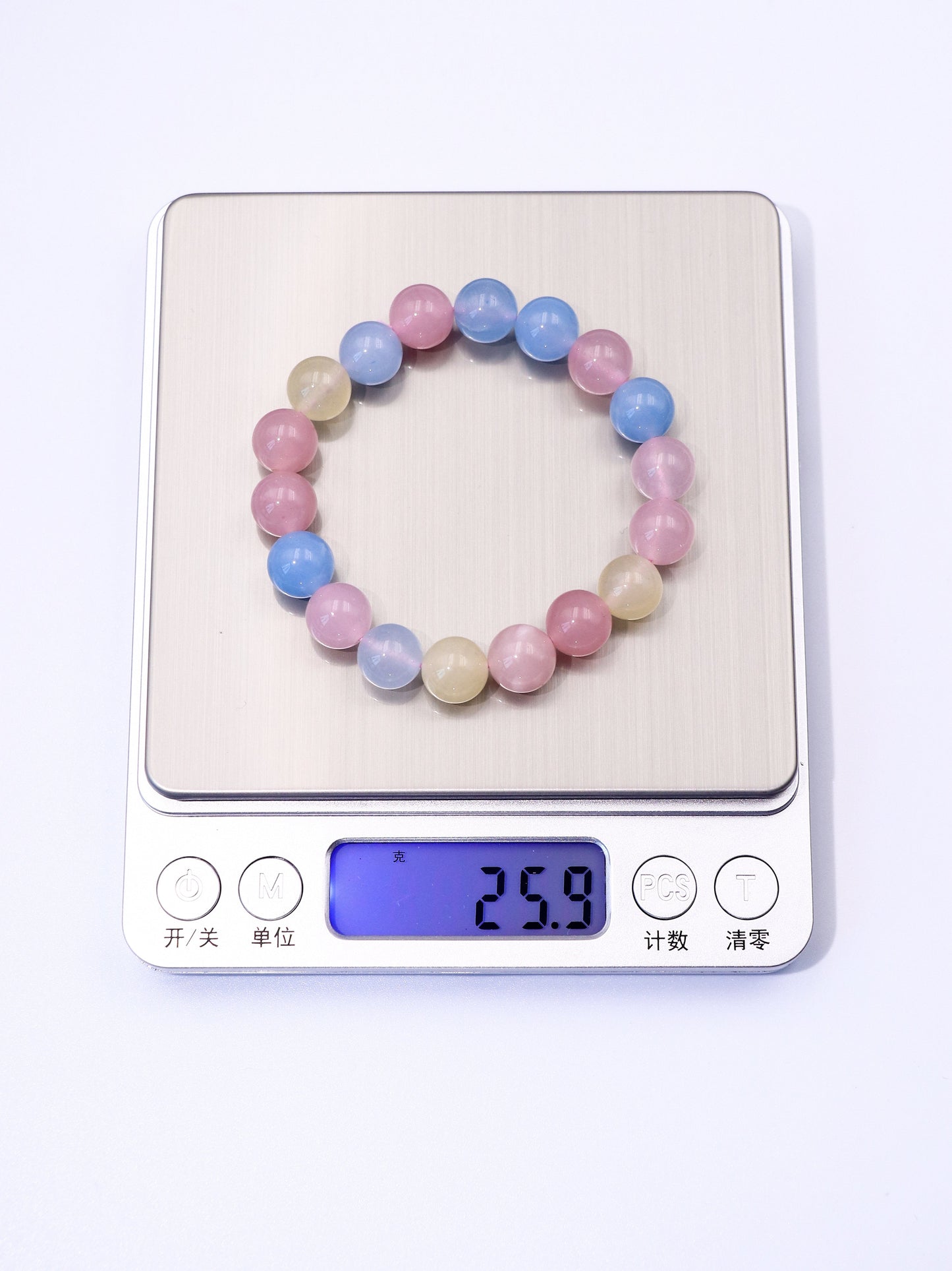 Natural Pastel Morganite Bracelet – A Symbol of Peace & Joy XUANSHU