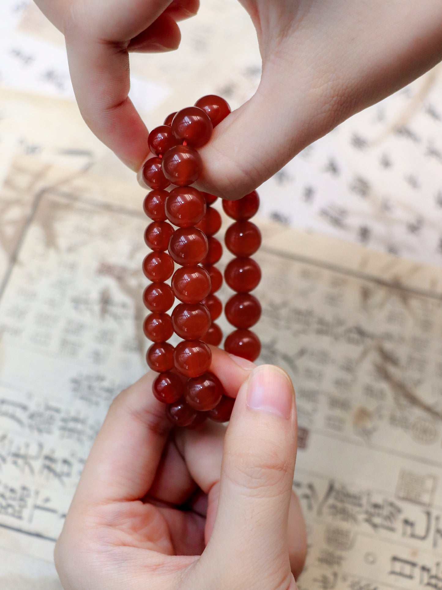 Natural Red Agate Energy Bracelet - Boost Confidence & Courage