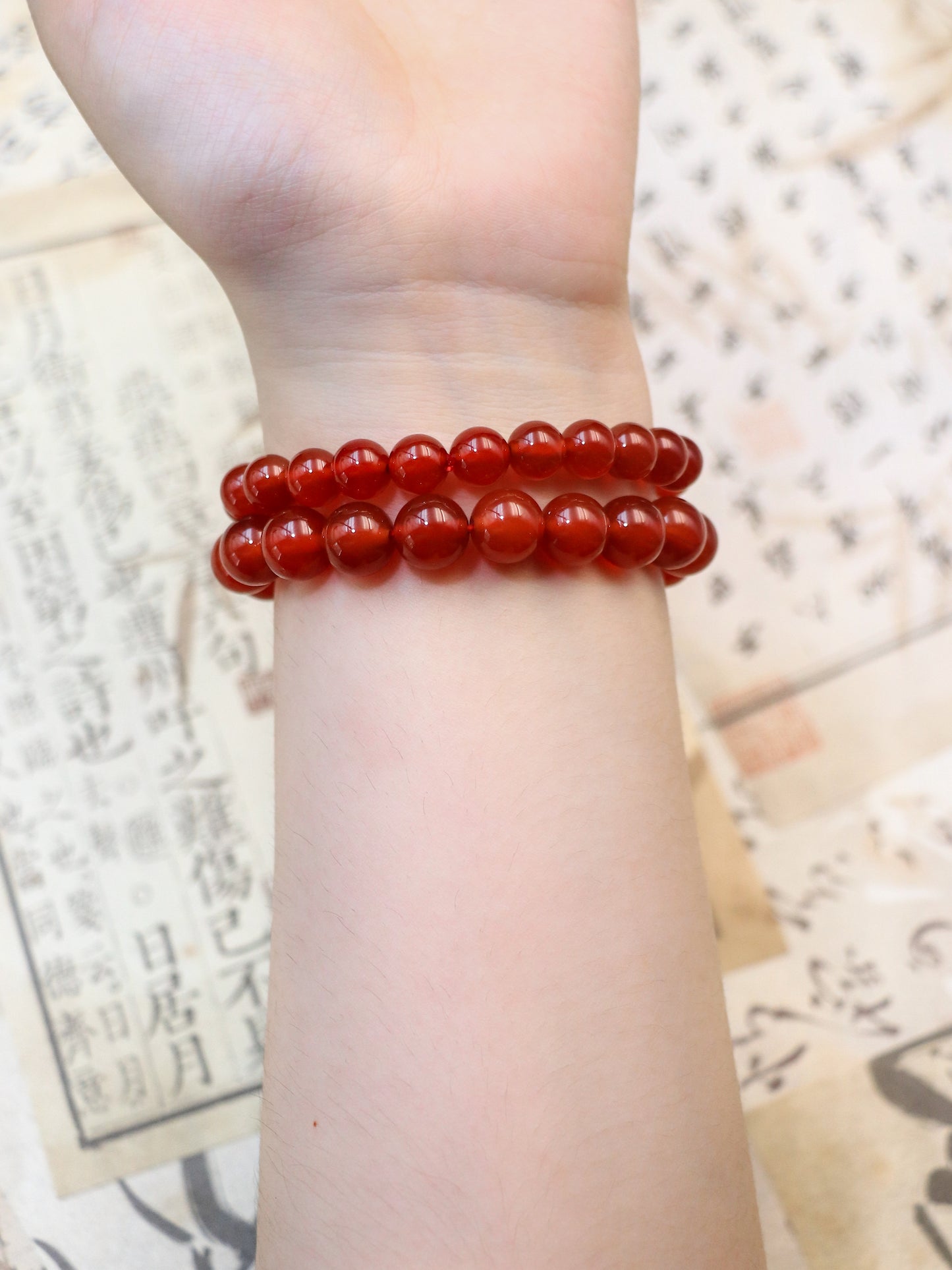 Natural Red Agate Energy Bracelet - Boost Confidence & Courage