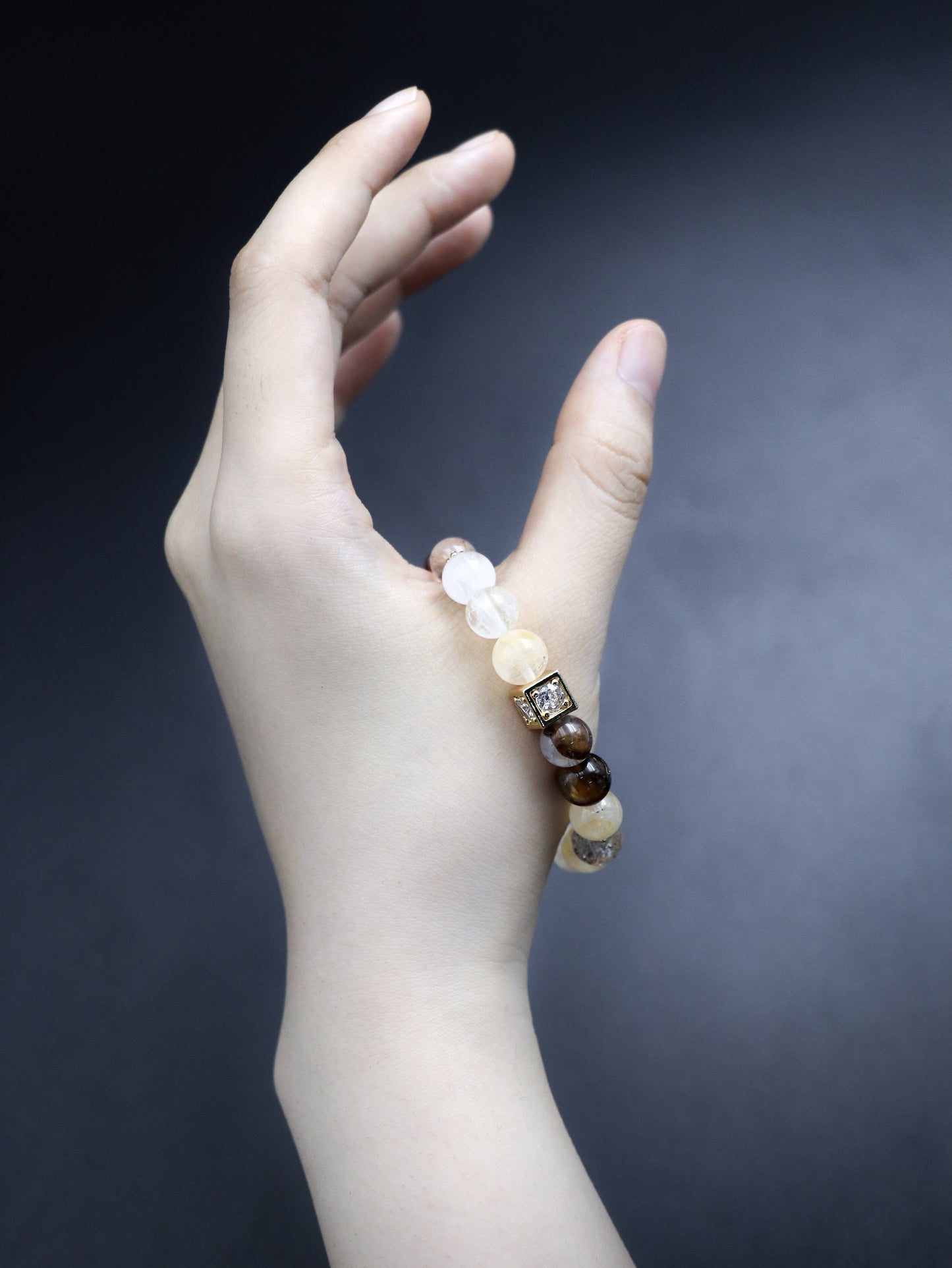 Healing Super Seven Crystal Bracelet – Calm Emotions & Sharpen Focus 