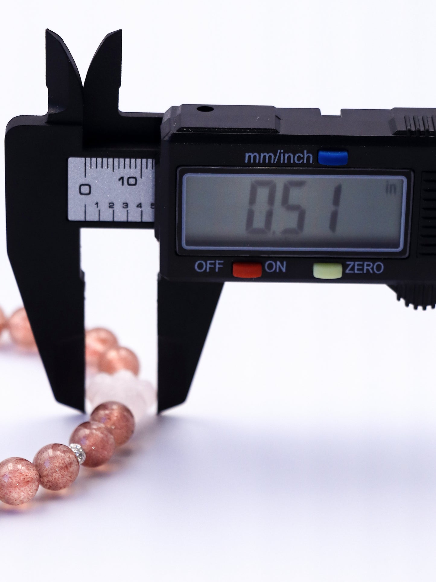 Strawberry Quartz & Rose Quartz Bracelet – Fire-Earth Harmony for Love & Healing
