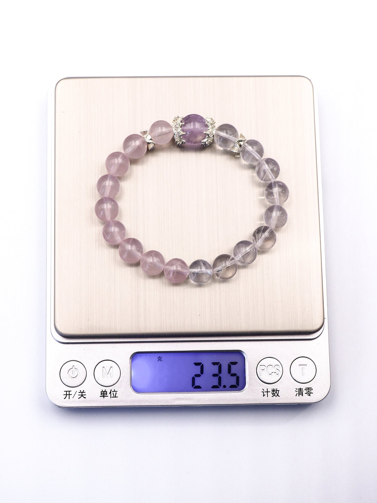 Natural Rose Quartz Bracelet – Heart Chakra Healing Choice XUANSHU