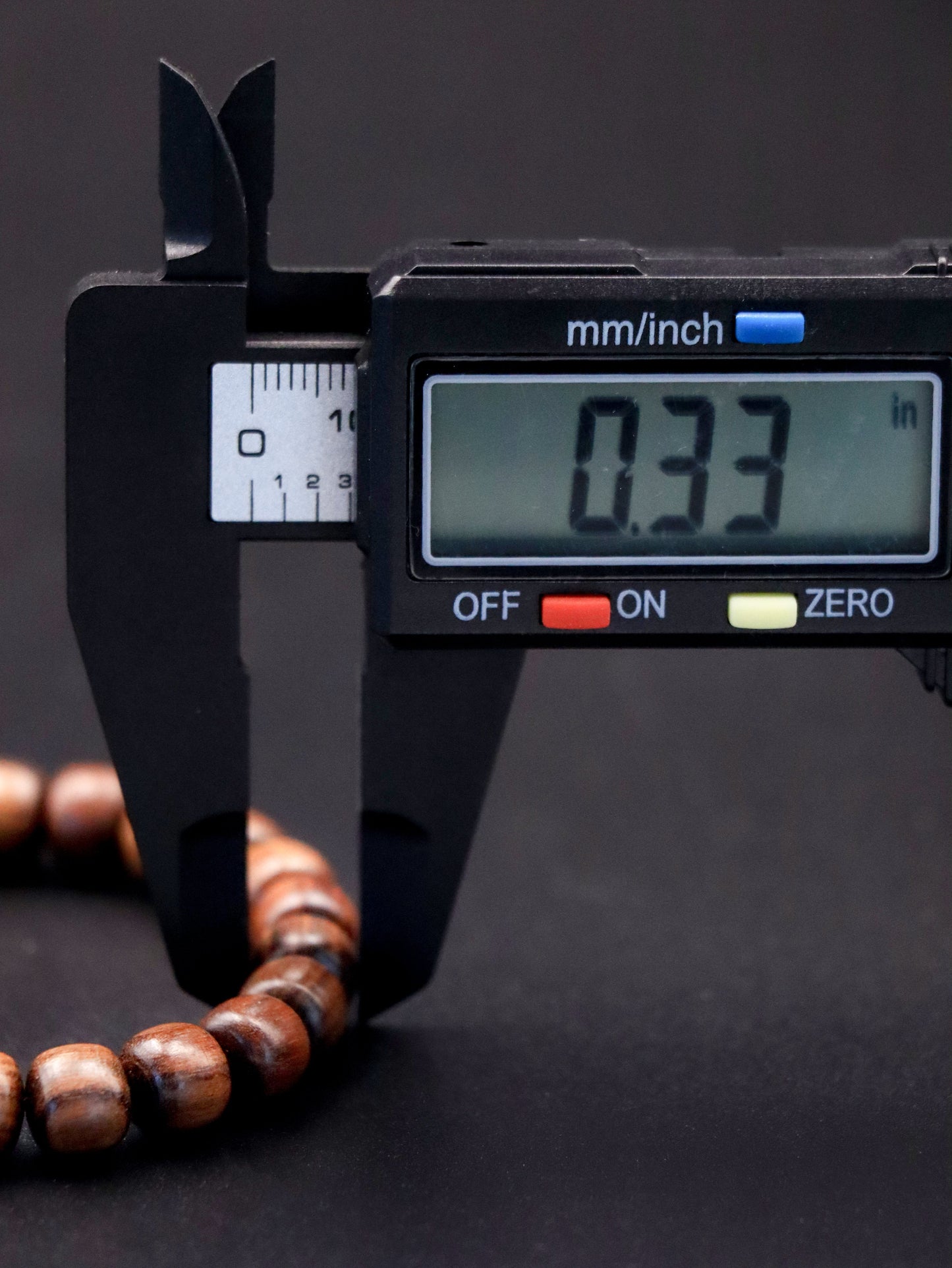 Natural Black Rosewood Bracelet – Deep Brown Tones & Minimalist Style & Daily Elegance Xuan Shu